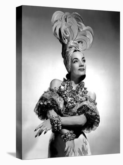 That Night in Rio, Carmen Miranda, 1941-null-Stretched Canvas