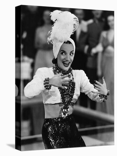 That Night In Rio, Carmen Miranda, 1941-null-Stretched Canvas