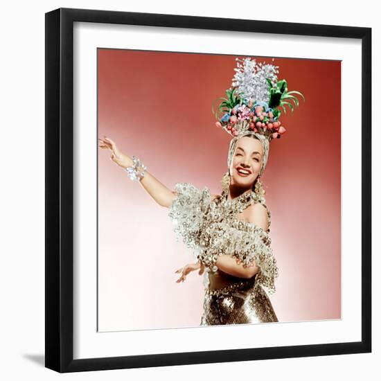 That Night in Rio, Carmen Miranda, 1941-null-Framed Photo