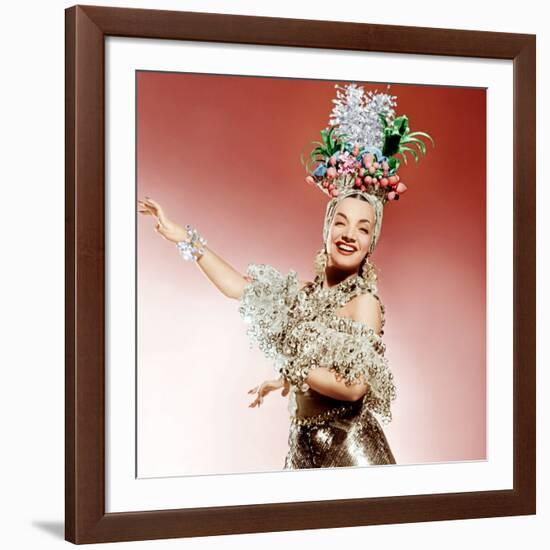 That Night in Rio, Carmen Miranda, 1941-null-Framed Photo