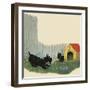 That Puppy!!-Tom Sinnickson-Framed Art Print