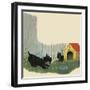 That Puppy!!-Tom Sinnickson-Framed Art Print