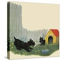 That Puppy!!-Tom Sinnickson-Stretched Canvas