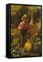 That's Me Pumpkin, 1879-John George Brown-Framed Stretched Canvas