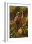 That's Me Pumpkin, 1879-John George Brown-Framed Giclee Print