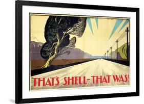 That's Shell - That Was! Road-null-Framed Art Print