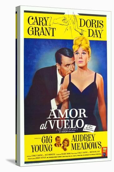 That Touch of Mink, Argentine Movie Poster, 1962-null-Stretched Canvas
