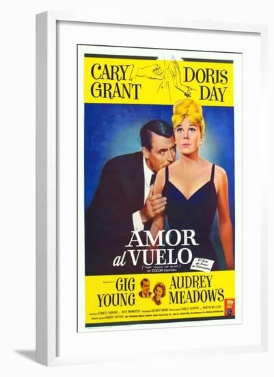 That Touch of Mink, Argentine Movie Poster, 1962-null-Framed Art Print