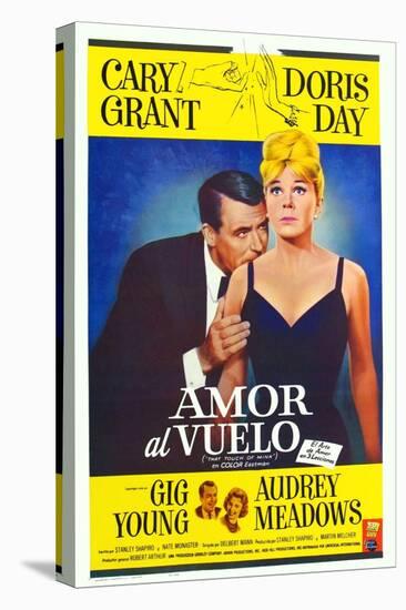 That Touch of Mink, Argentine Movie Poster, 1962-null-Stretched Canvas