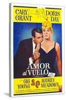 That Touch of Mink, Argentine Movie Poster, 1962-null-Stretched Canvas