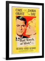 That Touch of Mink, Cary Grant, Doris Day, US poster art, 1962-null-Framed Art Print