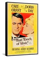 That Touch of Mink, Cary Grant, Doris Day, US poster art, 1962-null-Framed Stretched Canvas