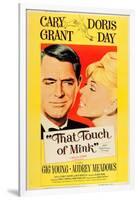 That Touch of Mink, Cary Grant, Doris Day, US poster art, 1962-null-Framed Art Print