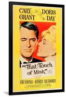 That Touch of Mink, Cary Grant, Doris Day, US poster art, 1962-null-Framed Art Print