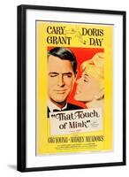 That Touch of Mink, Cary Grant, Doris Day, US poster art, 1962-null-Framed Art Print