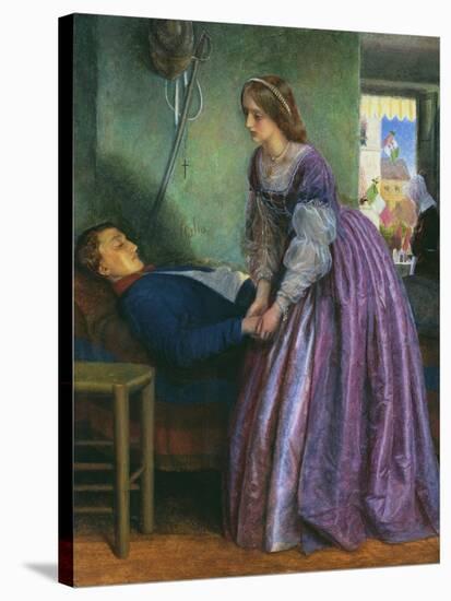 That Was a Piedmontese ...-Arthur Hughes-Stretched Canvas