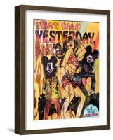 That Was Yesterday Baby-Shark Toof-Framed Art Print