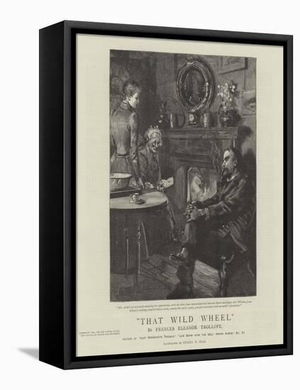 That Wild Wheel-Sydney Prior Hall-Framed Stretched Canvas