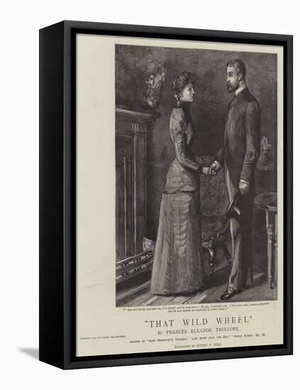 That Wild Wheel-Sydney Prior Hall-Framed Stretched Canvas