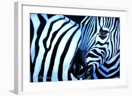 That Zebra Look-Cherie Roe Dirksen-Framed Giclee Print