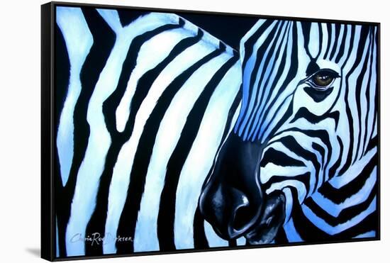 That Zebra Look-Cherie Roe Dirksen-Framed Stretched Canvas