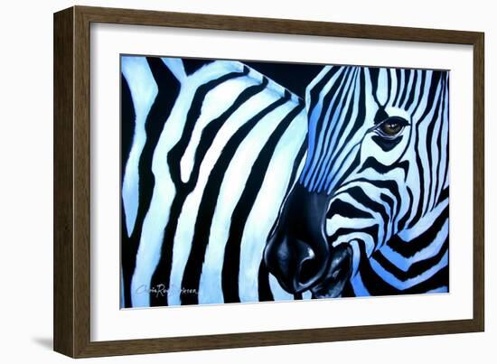 That Zebra Look-Cherie Roe Dirksen-Framed Giclee Print