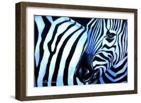 That Zebra Look-Cherie Roe Dirksen-Framed Giclee Print