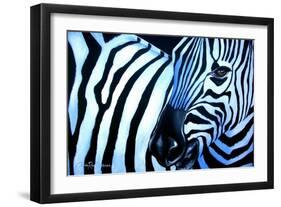 That Zebra Look-Cherie Roe Dirksen-Framed Giclee Print