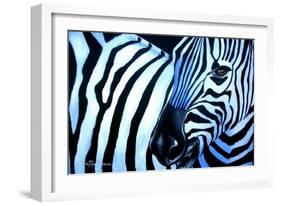 That Zebra Look-Cherie Roe Dirksen-Framed Giclee Print