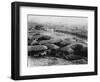 Thatched Buildings-null-Framed Photographic Print