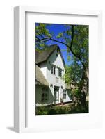 Thatched Captain's House under an Old Ash on the Corner 'Kastanienweg' (Street-Uwe Steffens-Framed Photographic Print