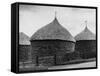 Thatched Corn Ricks-null-Framed Stretched Canvas