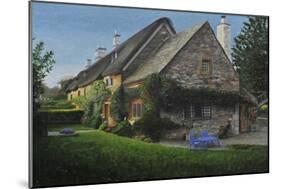 Thatched Cottage, Great Tew, 2014-Trevor Neal-Mounted Giclee Print