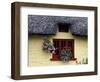 Thatched Cottage with Red Window, Adare, Limerick, Ireland-Marilyn Parver-Framed Photographic Print