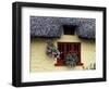 Thatched Cottage with Red Window, Adare, Limerick, Ireland-Marilyn Parver-Framed Photographic Print