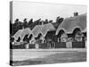 Thatched Cottages in Ampthill-null-Stretched Canvas