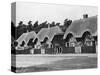 Thatched Cottages in Ampthill-null-Stretched Canvas