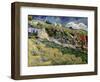 Thatched Cottages in Cordeville, 1890-Vincent van Gogh-Framed Giclee Print