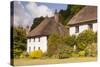 Thatched Cottages in Milton Abbas, Dorset, England, United Kingdom, Europe-Julian Elliott-Stretched Canvas