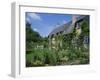 Thatched Cottages in the Cotswolds, Gloucestershire, England, UK-Rainford Roy-Framed Photographic Print