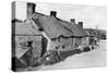 Thatched Cottages Near Camborne, Cornwall, 1924-1926-HJ Smith-Stretched Canvas