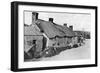 Thatched Cottages Near Camborne, Cornwall, 1924-1926-HJ Smith-Framed Giclee Print