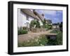 Thatched Cottages, Otterton, South Devon, England, United Kingdom-Roy Rainford-Framed Photographic Print