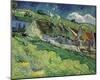 Thatched Cottages-Vincent Van Gogh-Mounted Giclee Print