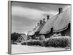 Thatched Cottages-Fred Musto-Framed Photographic Print