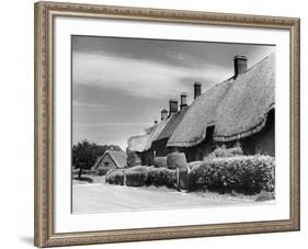 Thatched Cottages-Fred Musto-Framed Photographic Print