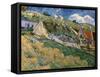 Thatched Cottages-Vincent van Gogh-Framed Stretched Canvas