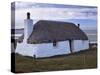 Thatched House, Berneray, North Uist, Outer Hebrides, Scotland, United Kingdom, Europe-Patrick Dieudonne-Stretched Canvas