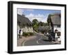 Thatched Houses, Teashop and Pub, Shanklin, Isle of Wight, England, United Kingdom, Europe-Rainford Roy-Framed Photographic Print
