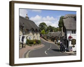 Thatched Houses, Teashop and Pub, Shanklin, Isle of Wight, England, United Kingdom, Europe-Rainford Roy-Framed Photographic Print